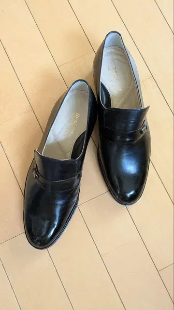 가죽 신발 블랙 로퍼