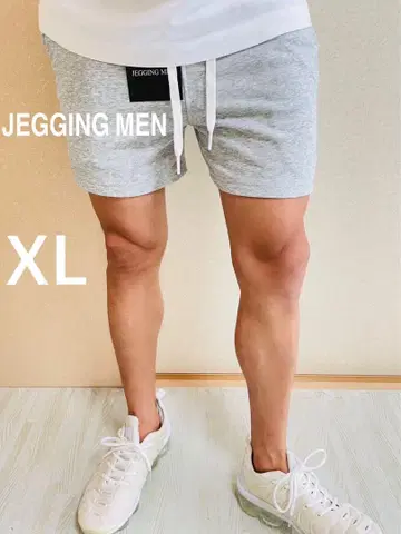 JGG.Men 제깅맨 스키니 맨투맨 하프 팬츠 g