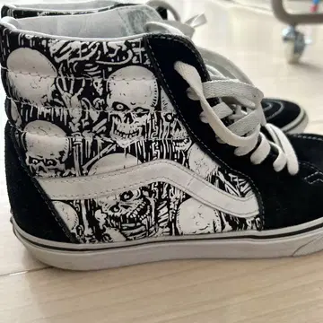 반스 Sk8-Hi 스컬 프린트 US 9.0