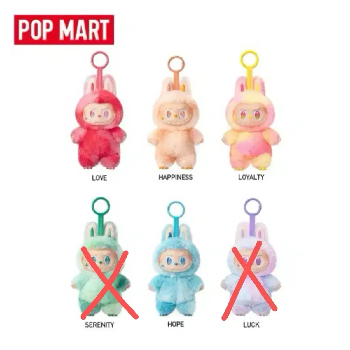 POPMART☆LABUBU THE MONSTERS HIGHLIGHT SERIES LUCK KEYRING Labubu The Monsters highlight Series Lucky #라부부,#라부부