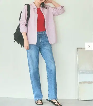 유니클로 JW ANDERSON 스트레이트 청바지