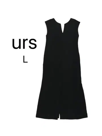 urs 유어즈 슬리브리스 원피스 롱 원피스 L 사이즈