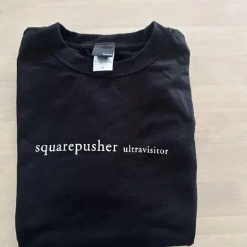 squarepusher ultravisitor 블랙 티셔츠