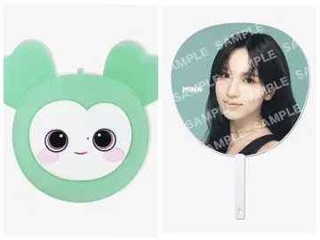 미사용 새상품 TWICE 러블리 부채 케이스 미나 MINA 미브리