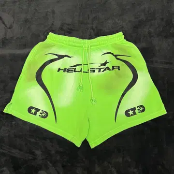 미사용 새상품 Hellstar Warm Up Shorts 하프 팬츠