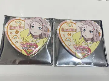 빌리지 뱅가드 러브 라이브 무지개 하트 캔뱃지 란제