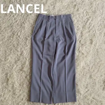 올드 LANCEL 라이트 그레이 2턱 Y2K 헤이세이 클리닝 완료