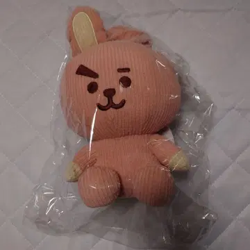 오렌지 컬러 토끼 봉제 인형 약 25cm