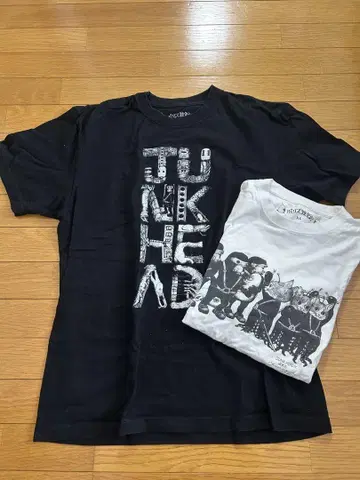 JUNKHEAD 티셔츠 세트 블랙 화이트 XL 사이즈