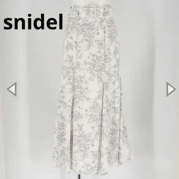 snidel 스나이델 Sustainable 패널 바리에 스커트 0