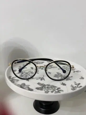 타원형 메탈 프레임 PC용 안경
