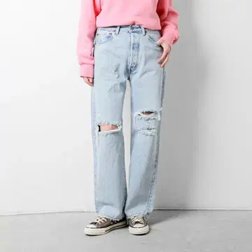 신존 NEW YORKER DENIM PANTS DAMAGED 34