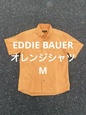 EDDIE BAUER 에디 바우어 오렌지 반팔 셔츠 M