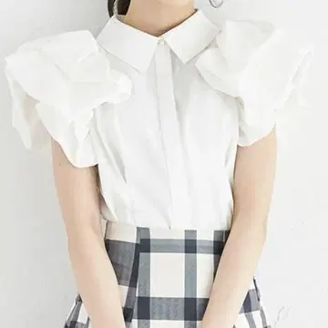 tocco closet 벌룬 슬리브 허리 턱 블라우스