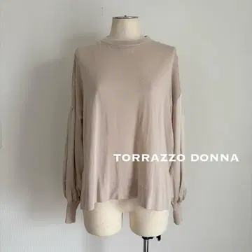 TORRAZZO DONNA 이종 소재 조합 티셔츠