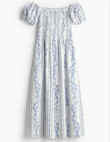 H&M 에이치앤엠 꽃무늬 롱 원피스