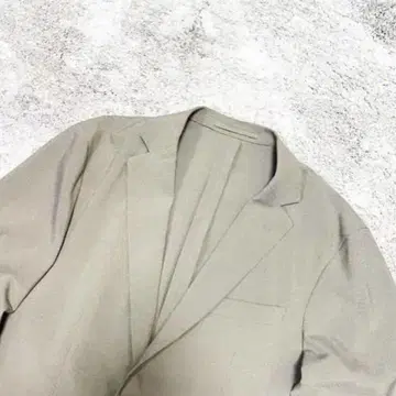 지유 워셔블 자켓 L 베이지