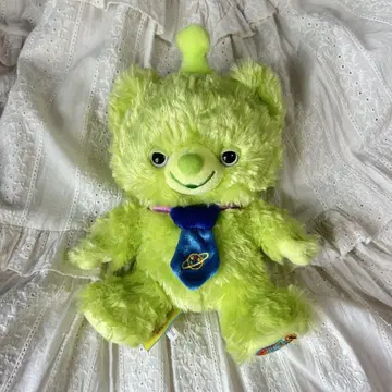 유니 베어 시티 리틀 그린 맨 메니 메니 봉제 인형