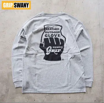 그립스와니 티셔츠 남성용 GRIPSWANY 그레이 사이즈 XL