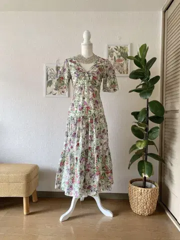 Zara 롱 꽃무늬 원피스
