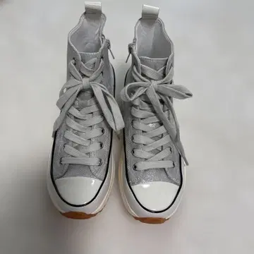 noubel voug relax 통굽 사이드 지퍼 하이컷 스니커즈