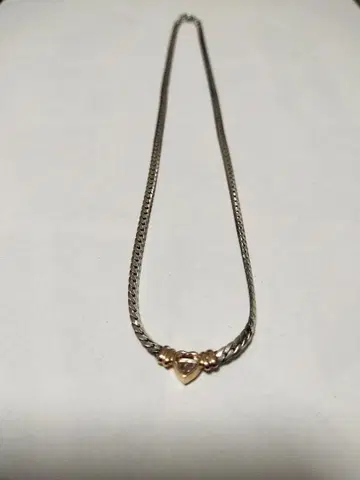 Star Jewellery 하트 모티브 목걸이 실버 골드
