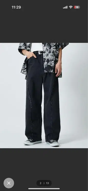 JieDa 중고 루즈 핏 진 24SS 사이즈 1