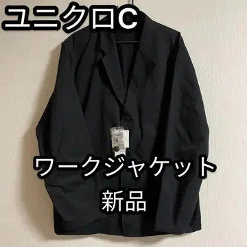 유니클로 C 워크 자켓 새상품 유니클로 자켓 블랙