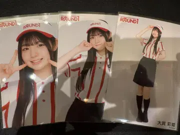 오가 아야히 AKB48 다이마루 라운드 원 콜라보 한정판 브로마이드 3종