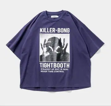 TIGHTBOOTH KILLER-BONG 그래픽 티셔츠 보라색