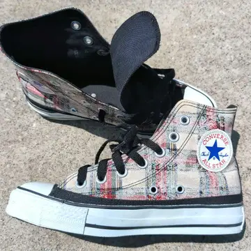 CONVERSE ALL STAR / REBEL 체크 무늬 하이컷