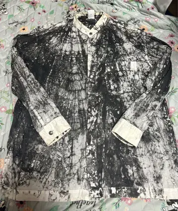 ISSEY MIYAKE 스플래터 프린트 긴팔 셔츠 94AW 아카이브