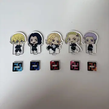 도쿄 리벤저스 아크릴 스탠드 5종 세트 미니 캐릭터