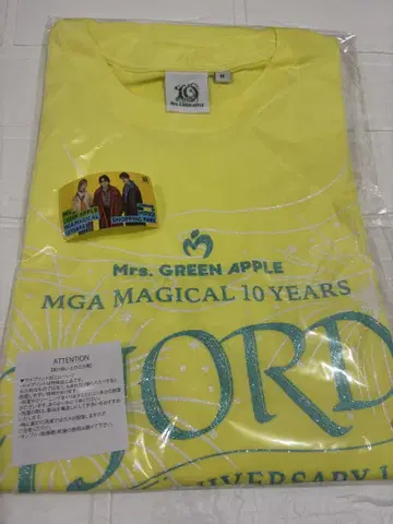 Mrs. GREEN APPLE MGA MAGICAL 티셔츠 M 사이즈