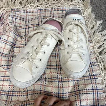 CONVERSE ALL STAR 화이트 레인 스니커즈