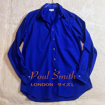 Poul Smith 폴 스미스 긴팔 셔츠 네이비 L 사이즈 오버 사이즈