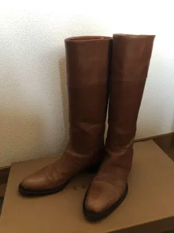 사토레 38 롱 부츠 카멜 부츠 24.5 25