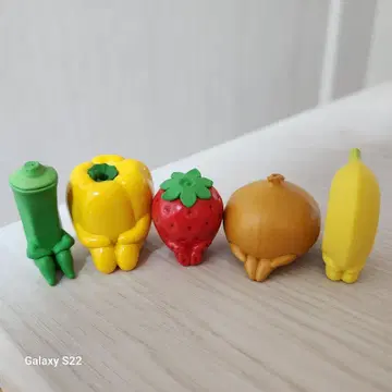 기다림 야채의 경우 가챠가챠 파프리카 바나나 이치고 양파 오크라