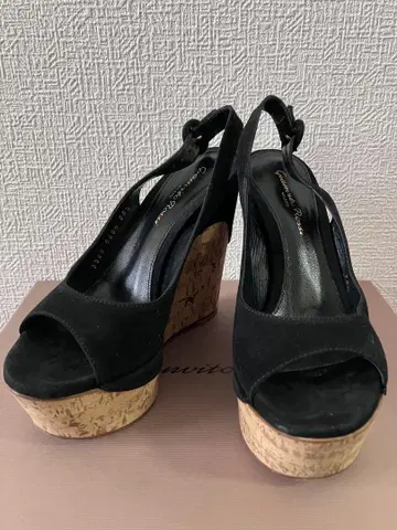 Gianvito Rossi 웨지 힐 블랙