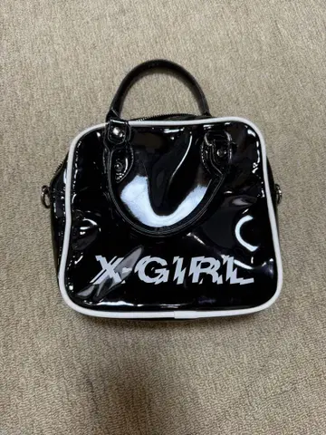 X-GIRL 숄더백 블랙