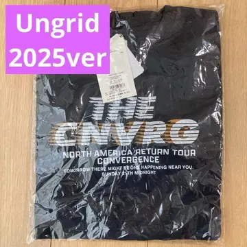 새상품 Ungrid 언그리드 투어 로고 루즈 티 셔츠 반팔
