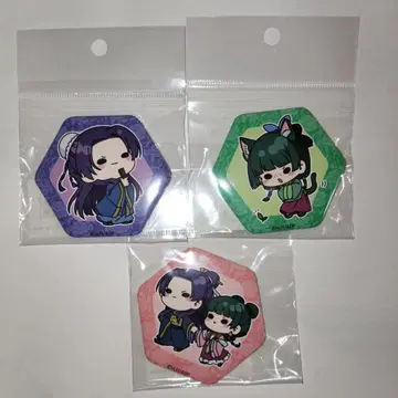 약사의 혼잣말 mochocho 시리즈 육각형 캔뱃지 세트