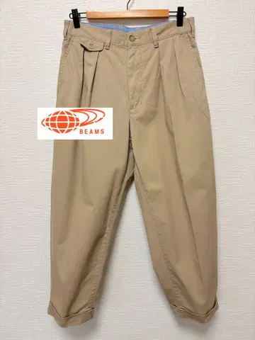 빔즈 치노 팬츠 트라우저 PLUS2 Pleats Twill S