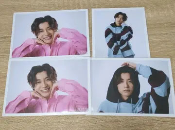초특급 캐러멜 하트 브로마이드 알로하 4장 세트