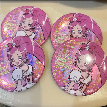 Select Colors 큐어 블라썸 캔뱃지 4개 세트
