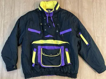 로데오 RODEO 구제 의류 나일론 하프 지퍼 블루종