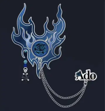 Ado Hibana VIP 혜택 브로치 카드 미개봉