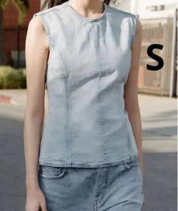 ZARA 자라 데님 상의 새상품, 미사용