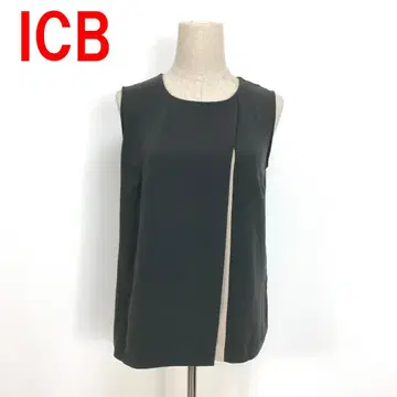 A6517 아이시비 슬리브리스 탑 블라우스 모스그린 S