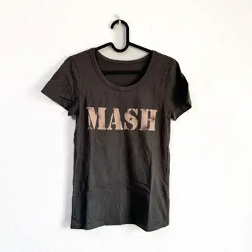 MASH 여성용 반팔 티셔츠 브라운 카키